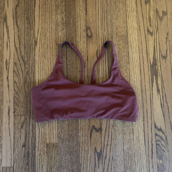 Vuori Yosemite Sports Bra, Brick Red Maroon, Size Large - Picture 2 of 5